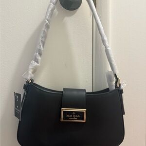 Kate Spade Black Leather Shoulder Bag
